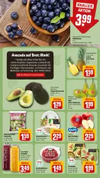 Gazetka promocyjna Rewe - Prospekte - Gazetka - ważna od 13.04 do 13.04.2024 - strona 6 - produkty: ananas, apfel, auer, avocado, beere, beeren, Birnen, brot, cherrytomaten, frucht, grana, granatapfel, granatapfelkerne, guacamole, heidelbeere, heidelbeeren, korn, Kornbrot, LG, mit frucht, Rana, rewe beste wahl, rezept, rezepte, rote tafeläpfel, salat, Schal, Schale, schnittlauch, smoothie, tafeläpfel, tafelbirnen, Ti, tisch, tomate, tomaten, true fruits, vollkornbrot