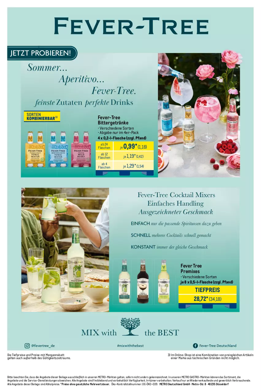 Aktueller Prospekt Metro - Starke Marken Profi - von 04.08 bis 09.08.2025 - strona 3 - produkty: abholpreise, angebot, angebote, eis, fever-tree, flasche, getränk, getränke, ilag, Metro, metro gastro, Rauch, reis, rwe, Ti, tiefpreis