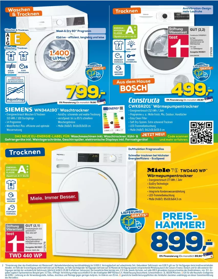 Aktueller Prospekt Euronics - Prospekte - von 06.07 bis 13.07.2022 - strona 2 - produkty: Bau, beleuchtung, Constructa, eis, elle, ente, LG, miele, Rauch, reis, ring, rwe, siemens, spee, teller, Ti, Trockner, trommel, wärmepumpentrockner, waschtrockner, wasser