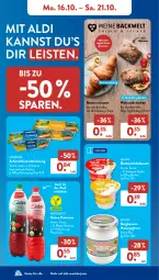 Gazetka promocyjna AldiSud - NÄCHSTE WOCHE - Gazetka - ważna od 21.10 do 21.10.2023 - strona 10 - produkty: aldi, auer, backofen, Bau, Bauer, Becher, beere, brötchen, burger, butter, buttermilch, Croissant, dessert, eis, eistee, flasche, geback, himbeer, himbeere, joghur, joghurt, Käse, kräuter, mango, maracuja, milch, Milchdessert, natur, naturjoghurt, nuss, Ofen, reis, Schmelzkäse, schmelzkäsezubereitung, steinofen, tee, vanille, walnuss