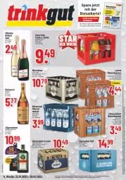 Gazetka promocyjna Trinkgut - Gazetka - ważna od 28.01 do 28.01.2023 - strona 1 - produkty: Alwa, angebot, angebotspreis, brillant sekt, coca-cola, cola, deka, deutschlandcard, eis, erde, fanta, flasche, Germ, jägermeister, kräuter, kräuterlikör, krone, LG, likör, mariacron, Meister, mineralwasser, reis, Ria, Ryor, sekt, söhnlein, söhnlein brillant, sprite, steiner, Ti, uhr, warsteiner, wasser, wein, weinbrand, Yo