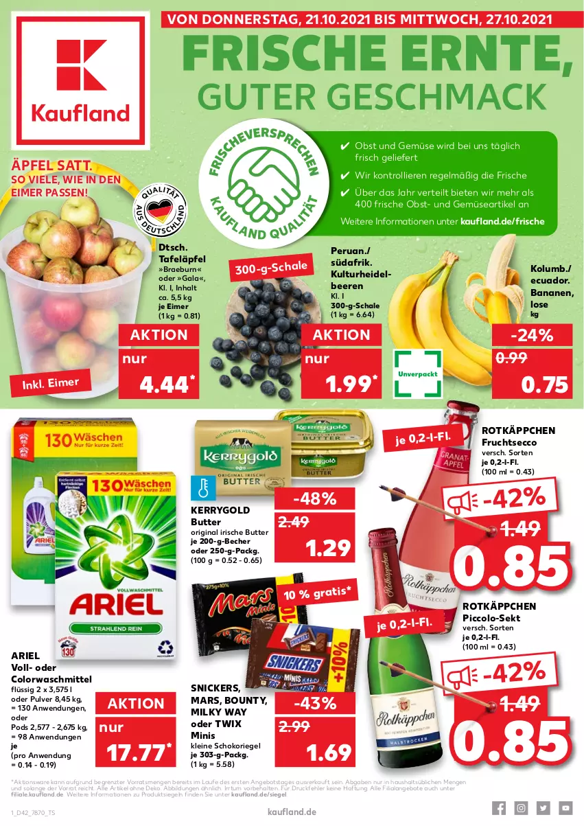 Aktueller Prospekt Kaufland - von 21.10 bis 27.10.2021 - strona 1