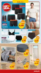 Gazetka promocyjna Penny - Prospekte - Gazetka - ważna od 17.02 do 17.02.2024 - strona 19 - produkty: ACC, body, bügel, decke, Hausschuhe, hocker, kissen, kuscheldecke, schuhe, shirt, slip, slips, T-Shirt, Taillenslip, Unterwäsche