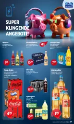 Gazetka promocyjna Getraenke Hoffmann - Prospekte - Gazetka - ważna od 03.08 do 03.08.2024 - strona 3 - produkty: Afri Cola, almdudler, angebot, angebote, bio, bionade, coca-cola, cola, erfrischungsgetränk, erfrischungsgetränke, fanta, gerolsteine, gerolsteiner, getränk, getränke, gin, limette, Mett, Mezzo Mix, oder sprite, pfirsich, Spreequell, sprite, steiner, Ti, zucker