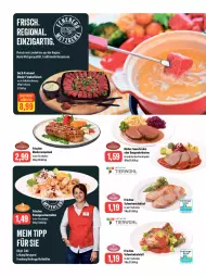 Gazetka promocyjna Feneberg - Prospekte - Gazetka - ważna od 30.12 do 30.12.2023 - strona 2 - produkty: auer, braten, burgunder, discount, eis, elle, fleisch, Fondue, geschnetzeltes, kotelett, pute, Putengeschnetzeltes, reis, rezept, rind, rinder, rum, rumpsteak, schnitzel, schwein, schweine, schweinekotelett, schweineschnitzel, steak, Ti, tisch, wein, weine, Zelt