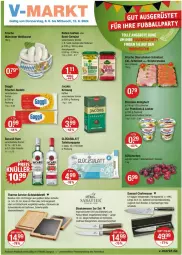 Gazetka promocyjna Vmarkt - Prospekte - Gazetka - ważna od 12.06 do 12.06.2024 - strona 1 - produkty: almighur, almighurt, angebot, angebote, bacardi, bacardi rum, bambus, Becher, edelstahl, ehrmann, ehrmann almighurt, eier, eis, elle, erde, flasche, frischei-nudeln, gaggli, grill, gurke, gurken, Holz, jacobs, kaffee, Kraut, kräuter, kühlschrank, Kühne, latte, lebensmittel, LG, messer, natur, nudel, nudeln, oder kräuter, Ofen, papier, reis, rum, saft, salat, Schal, Schale, schneidebrett, schnitzel, Schrank, schwein, spülmaschinen, steak, steaks, teller, Ti, tisch, toilettenpapier, wein, Weißwurst, wurst