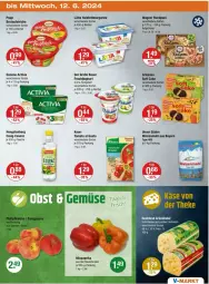 Gazetka promocyjna Vmarkt - Prospekte - Gazetka - ważna od 12.06 do 12.06.2024 - strona 23 - produkty: activia, auer, aufstrich, Bau, Bauer, Becher, brot, brotaufstrich, brotaufstriche, danone, danone activia, essig, flasche, frucht, fruchtjoghurt, griesson, grünländer, halbfettmargarine, hengstenberg, hochland, joghur, joghurt, Käse, knorr, lätta, margarine, mehl, milch, paprika, Popp, rustipani, schnittkäse, Ti, tomato al gusto, type 405, wagner, weizenmehl