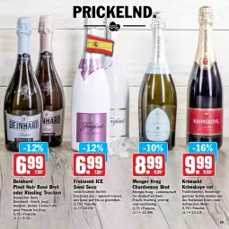 Gazetka promocyjna Hit - Prospekte - Gazetka - ważna od 16.04 do 16.04.2022 - strona 29 - produkty: brut, Cava, chardonnay, deutscher sekt, eier, eis, elle, flasche, freixenet, frucht, Mode, Pinot, pinot noir, riesling, sekt, Spezi, Ti, wein
