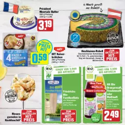 Gazetka promocyjna Hit - Prospekte - Gazetka - ważna od 16.04 do 16.04.2022 - strona 3 - produkty: bio, blume, blumen, Blüte, brötchen, butter, eis, elle, filet, filets, flasche, forelle, garnelen, glasflasche, Heu, heumilch, honig, Kaiser, karamell, Käse, knoblauch, meersalz, milch, orange, orangen, orangensaft, österreichischer schnittkäse, rebell, reis, rel, saft, salz, schnittkäse, Ti, trauben, Traubensaft