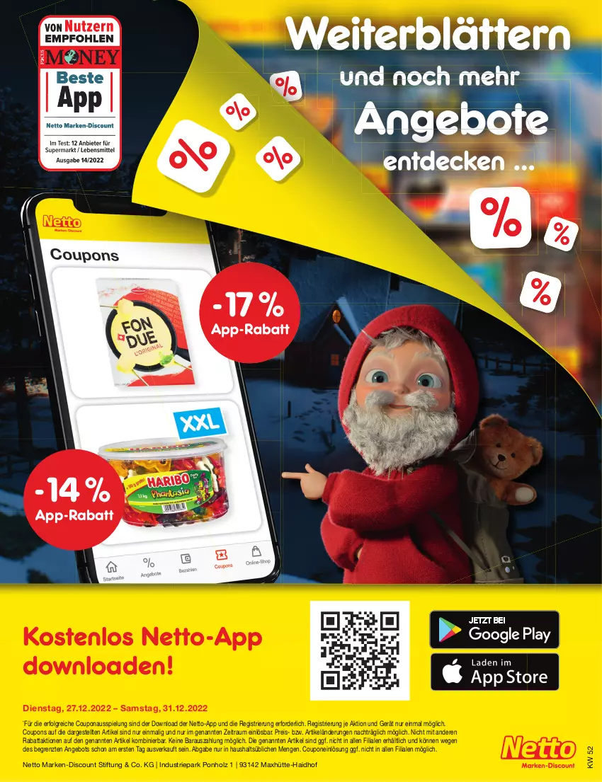 Aktueller Prospekt Netto Marken-Discount - Filial-Angebote - von 27.12 bis 31.12.2022 - strona 41 - produkty: angebot, angebote, coupon, coupons, decke, discount, eis, Holz, LG, marken-discount, reis, Ti, ZTE