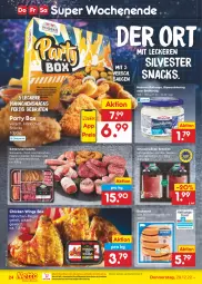 Gazetka promocyjna Netto Marken-Discount - Filial-Angebote - Gazetka - ważna od 31.12 do 31.12.2022 - strona 24 - produkty: bestpreis, bismarck, bockwurst, braten, buch, chicken wings, eis, fleisch, gewürz, Hähnchenfleisch, hering, Holz, homann, leine, ndk, reis, rind, ring, salz, sauce, saucen, schinken, schwarzwälder schinken, schwein, schweine, snack, snacks, Ti, wein, weine, wurst, ZTE