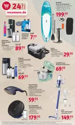 Gazetka promocyjna Rossmann - Prospekte - Gazetka - ważna od 29.07 do 29.07.2022 - strona 2 - produkty: akku, Akku-Staubsauger, angebot, angebote, bürste, eis, flasche, glasflasche, gourmetmaxx, küche, Küchen, küchenmaschine, LG, mint, möbel, ndk, pet-flasche, rum, russell hobbs, Saugroboter, Soda, sodastream, staubsauger, Tasche, teppich, teppichboden, Ti, versandkostenfrei, Waffeleisen, waffeln, wasser, wassersprudler, wedel