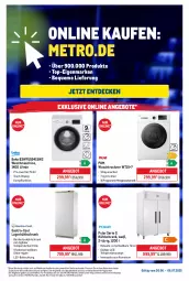 Gazetka promocyjna Metro - Online: Wochen-Angebote - Gazetka - ważna od 06.07 do 06.07.2025 - strona 2 - produkty: angebot, angebote, auto, beko, beleuchtung, bier, decke, eis, erde, kühlschrank, kühlschrank mit, led-beleuchtung, Metro, ndk, Rauch, regal, reis, Ria, rwe, Schrank, Ti, Trockner, waschmaschine, waschtrockner