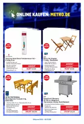 Gazetka promocyjna Metro - Online: Wochen-Angebote - Gazetka - ważna od 06.07 do 06.07.2025 - strona 3 - produkty: angebot, bier, Bierzeltgarnitur, braun, decke, Deckel, edelstahl, eis, elle, garnitur, gasgrill, grill, Holz, lack, LG, messer, Metro, obst, Obst und Gemüse, reis, Schal, Schale, schrauben, Stühl, thermometer, Ti, tisch, tomate, tomaten, und gemüse, Zelt, ZTE