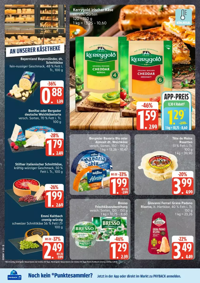 Aktueller Prospekt Edeka - Prospekte - von 01.06 bis 06.06.2026 - strona 12 - produkty: auer, bergader, cheddar, Käse, käsetheke, kerrygold, mac, nuss, schnittkäse, schweizer schnittkäse, Ti, torte, weichkäse