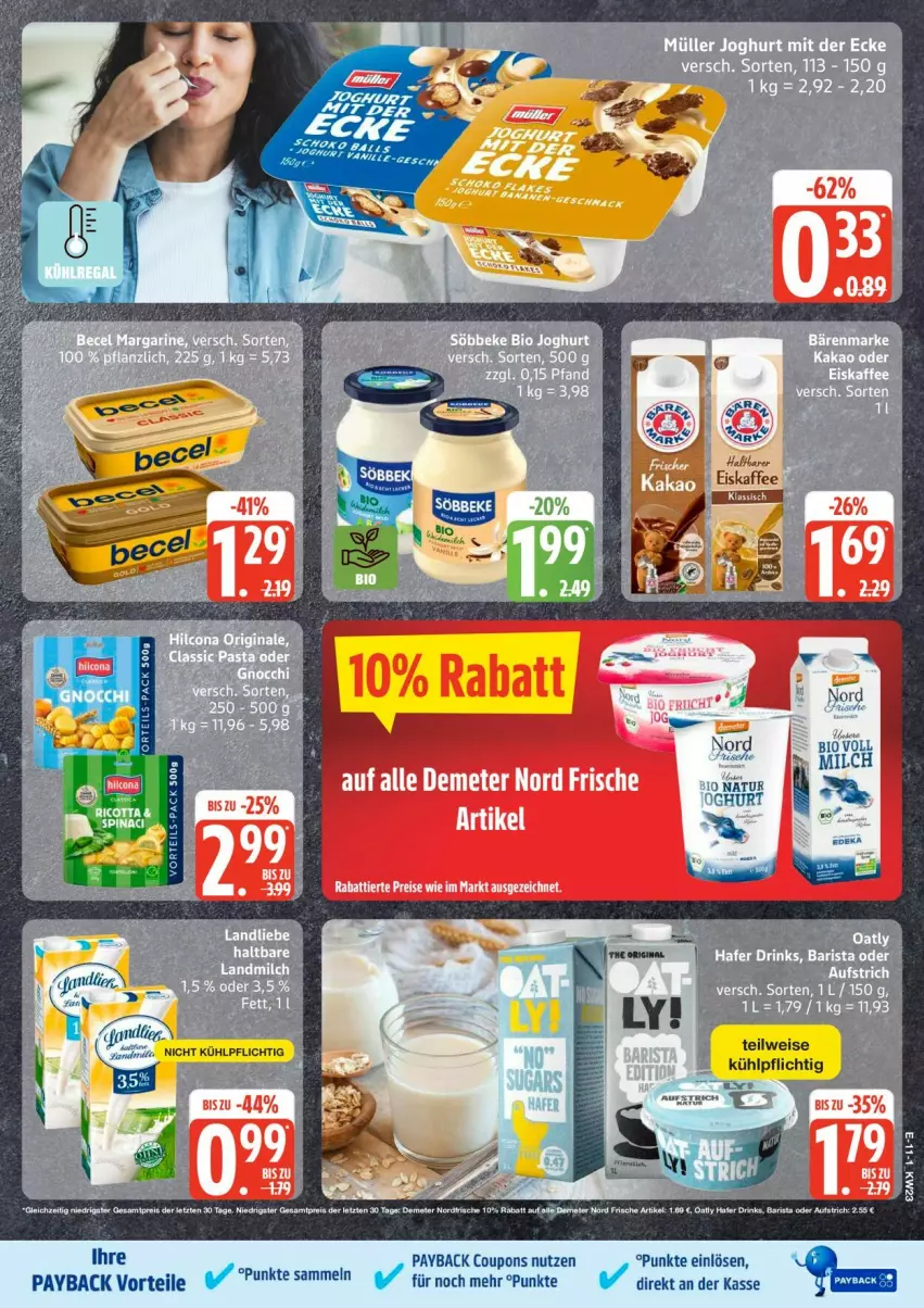 Aktueller Prospekt Edeka - Prospekte - von 01.06 bis 06.06.2026 - strona 13 - produkty: coupon, coupons, eis, eiskaffee, kaffee, payback, schoko, Ti
