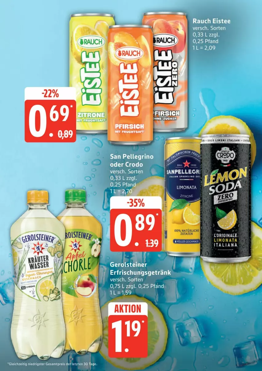 Aktueller Prospekt Edeka - Prospekte - von 01.06 bis 06.06.2026 - strona 18 - produkty: eis, erfrischungsgetränk, getränk, gin, limo, reis, Ti, ZTE