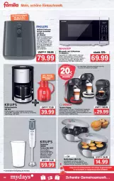 Gazetka promocyjna Famila - Prospekte - Gazetka - ważna od 08.01 do 08.01.2022 - strona 34 - produkty: Airfryer, angebot, auto, Bau, Becher, braten, eis, elle, emsa, fritteuse, getränk, getränke, grill, Intel, kaffee, kaffeemaschine, mikrowelle, Mixer, Muffin, muffins, reis, Schal, sim, Spritzschutz, stabmixer, tasse, tassimo, teller, Ti, Tiere, timer, tisch