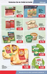 Gazetka promocyjna Famila - Prospekte - Gazetka - ważna od 08.01 do 08.01.2022 - strona 9 - produkty: andechser natur, Becher, beutel, bio, camembert, decke, eis, filet, filets, fol epi, frischkäse, galbani, hochland, Käse, käsescheiben, kühlregal, Le Rustique, miree, mozzarella, natur, pute, regal, reifen, reis, rel, sandwich, schinken, schwarzwälder schinken, Spezi, Ti, tisch