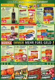 Gazetka promocyjna Norma - Norma - Gazetka - ważna od 26.09 do 26.09.2022 - strona 11 - produkty: auer, ball, balsam, Becher, beere, beeren, bismarck, Brandenburger äpfel, brot, burger, eis, erdnüsse, Faktu, felgen, filet, flasche, fleisch, frucht, Garten, Gebrannte Erdnüsse, gelee, gin, hering, Herings, kirsch, Knusper-Brot, krakauer, kräuter, kräuterlikör, kräutern, kühlregal, Kürbis, leberwurst, LG, likör, mac, marinade, orange, orangen, Pommersche, Rauch, regal, reis, rezept, rezepte, rind, ring, sac, schnitten, schwein, Speck, Spezi, Stier, suppe, suppen, Ti, tiefpreis, Tiere, tomate, tomaten, vita, wein, Wild, Wildschwein, wurst, zitrone, zitronen