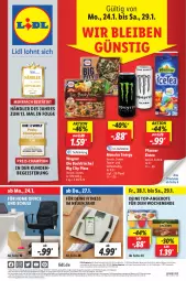 Gazetka promocyjna Lidl - Aktionsprospekt - Gazetka - ważna od 29.01 do 29.01.2022 - strona 1 - produkty: angebot, angebote, Bad, bio, champion, discount, eis, eistee, elle, erde, lebensmittel, LG, Liege, monster, Monster Energy, office, pfanne, Pfanner, pizza, preisvorteil, pril, Rauch, reis, tee, teller, Ti, top-angebot, wagner