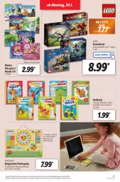 Gazetka promocyjna Lidl - Aktionsprospekt - Gazetka - ważna od 29.01 do 29.01.2022 - strona 17 - produkty: angebot, Bau, Bauteileset, buch, dell, eis, elle, Holz, Kinder, Laptop, LEGO Bauteileset, Malbuch, Mode, reis, telefon, Ti, uhr, ZTE