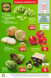 Gazetka promocyjna Lidl - Aktionsprospekt - Gazetka - ważna od 29.01 do 29.01.2022 - strona 2 - produkty: Abtei, aktionspreis, angebot, avocado, discount, eis, elle, frucht, magazin, obst, Obst und Gemüse, paprika, reis, salat, salatherzen, Ti, trauben, und gemüse