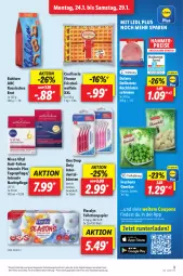 Gazetka promocyjna Lidl - Aktionsprospekt - Gazetka - ważna od 29.01 do 29.01.2022 - strona 9 - produkty: angebot, bahlsen, brot, bürste, bürsten, coupon, coupons, dulano, eis, erde, Floralys, hinterschinken, nachtpflege, nivea, papier, preisvorteil, reis, schinken, Tagespflege, Ti, toilettenpapier, vita, waffeln, ZTE