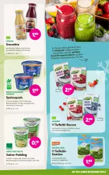 Gazetka promocyjna Denns Biomarkt - Gazetka - ważna od 30.01 do 30.01.2024 - strona 3 - produkty: andechser natur, beere, beeren, bio, bourbon, bourbonvanille, dennree, eis, früchte, früchten, LG, mac, natur, natura, nuss, pudding, quark, rezept, rezepte, sahne, schoko, smoothie, smoothies, snack, speisequark, Ti, und gemüse, vanille