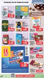 Gazetka promocyjna Famila - Prospekte - Gazetka - ważna od 18.02 do 18.02.2023 - strona 17 - produkty: alpia, Amber, auto, beutel, bohne, Cap, cappuccino, cin, coupon, coupons, decke, eis, erde, erdnuss, gin, jacobs, jacobs krönung, kakao, Kinder, knoppers, kokos, kölln, lambertz, lebensmittel, müsli, Nescafé, nescafé gold, Nudossi, nuss, nussriegel, reis, riegel, ritter, ritter sport, schoko, schokolade, sofortrabatt, Sport, tee, Ti, tisch, ZTE