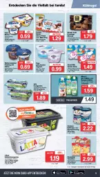 Gazetka promocyjna Famila - Prospekte - Gazetka - ważna od 18.02 do 18.02.2023 - strona 9 - produkty: arla, Becher, beutel, bio, bismarck, choco fresh, decke, drink, eis, ferrero, Griechischer Joghurt, halbfettmargarine, hering, homann, joghur, joghurt, Kinder, Kinder Choco fresh, Knackige Mousse, kühlregal, lätta, margarine, milch, monte, mousse, nestlé, pudding, regal, reis, ring, sahne, steinhaus, Ti, torte, tortelloni, weihenstephan, zott, Zott Monte, ZTE