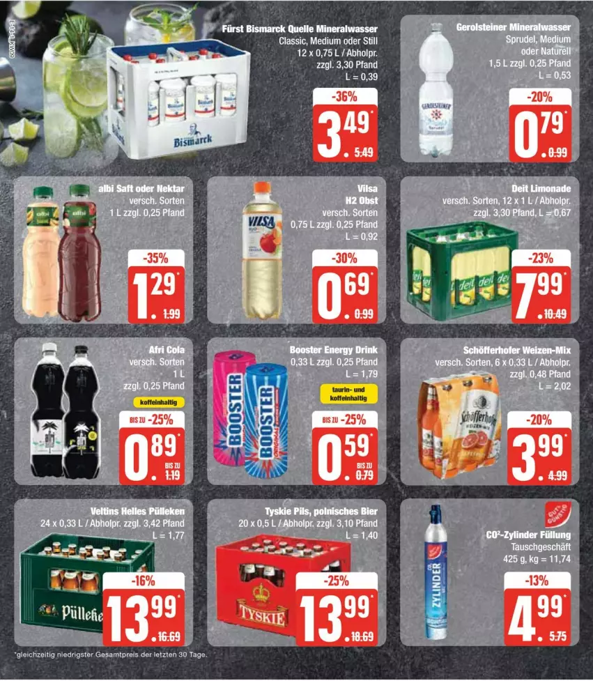 Aktueller Prospekt Edeka - Prospekte - von 26.02 bis 02.03.2024 - strona 18 - produkty: Alwa, bismarck, elle, mineralwasser, Mineralwasser Classic, Ti, wasser