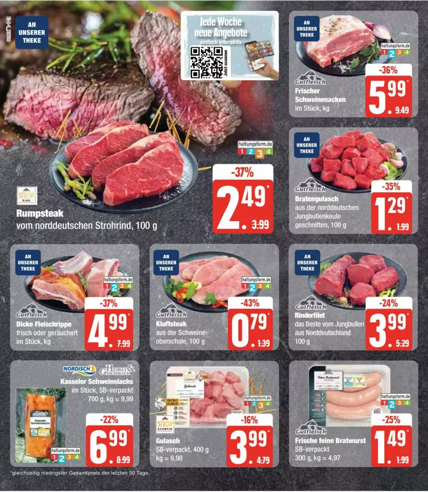 Aktueller Prospekt Edeka - Prospekte - von 26.02 bis 02.03.2024 - strona 8 - produkty: bratwurst, elle, erde, Kluftsteak, rum, rumpsteak, steak, tee, Ti, wurst