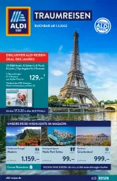 Gazetka promocyjna AldiSud - ALDI Reisen - Gazetka - ważna od 31.03 do 31.03.2022 - strona 1 - produkty: aldi, angebot, buch, corona, eis, gutschein, magazin, reis, reise-highlights, Ti, top-angebot