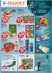 Gazetka promocyjna Vmarkt - Prospekte - Gazetka - ważna od 03.04 do 03.04.2024 - strona 1 - produkty: angebot, angebote, Bau, bier, deit, deo, deo roll-on, deospray, eis, elle, erdinger, filet, flasche, Garten, gartenliege, kaffee, LG, Liege, melitta, nivea, oro di parma, pringles, reis, Ria, rind, rinder, ring, roll-on, rückenlehne, teller, Ti, tomate, tomaten, wasser