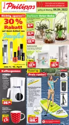 Gazetka promocyjna Thomas Philipps - Prospektwerbung - Gazetka - ważna od 09.04 do 09.04.2022 - strona 1 - produkty: auto, Becher, bree, deo, eis, fenster, insektenschutz, kaffee, kaffeebecher, kaffeegenuss, kaffeemaschine, Kalanchoe, leine, LG, nuss, pril, reis, Ria, rucksack, sac, Schal, sekt, Sport, Ti, tisch, ZTE