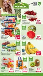 Gazetka promocyjna Wasgau - Gazetka - ważna od 11.07 do 11.07.2026 - strona 6 - produkty: angebot, aprikose, aprikosen, auer, banane, bananen, beutel, Calcium, eis, Elan, kirsch, kirsche, kirschen, kiwi, mandarine, mandarinen, melone, natur, Nektar, nektarinen, obst, paraguayos, pfirsich, pfirsiche, reis, Schal, Schale, Ti, trauben, Tüte, wasser, wassermelone, Yo, zespri