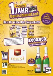 Gazetka promocyjna Edeka - Angebote der Woche - Gazetka - ważna od 20.08 do 20.08.2022 - strona 2 - produkty: auto, coupon, coupons, deka, deutschland card, deutschlandcard, eis, erde, flasche, Jubiläums, LG, lion, merci, mm extra, reis, Ria, schoko, schokolade, schokoladen, sekt, tee, Ti, tisch, vorteilspreis