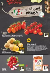 Gazetka promocyjna Edeka - Angebote der Woche - Gazetka - ważna od 20.08 do 20.08.2022 - strona 7 - produkty: Bau, beutel, bio, bioland, Brei, discount, eis, kartoffel, kartoffeln, mac, pflanze, pflanzen, radieschen, reis, rispentomaten, Schal, Schale, speisekartoffeln, tomate, tomaten