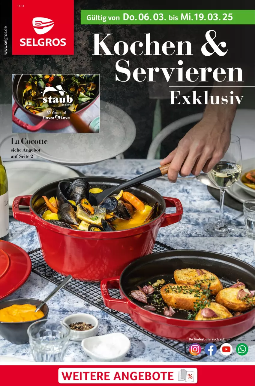 Aktueller Prospekt Selgros - Kochen & Servieren - von 06.03 bis 19.03.2025 - strona 1 - produkty: angebot, angebote, LG, Ti