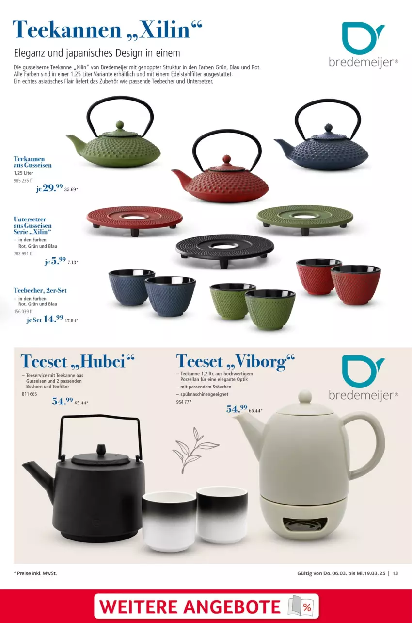 Aktueller Prospekt Selgros - Kochen & Servieren - von 06.03 bis 19.03.2025 - strona 13 - produkty: angebot, angebote, Becher, edelstahl, eis, reis, Ria, tee, teekanne, Ti, tisch, Untersetzer