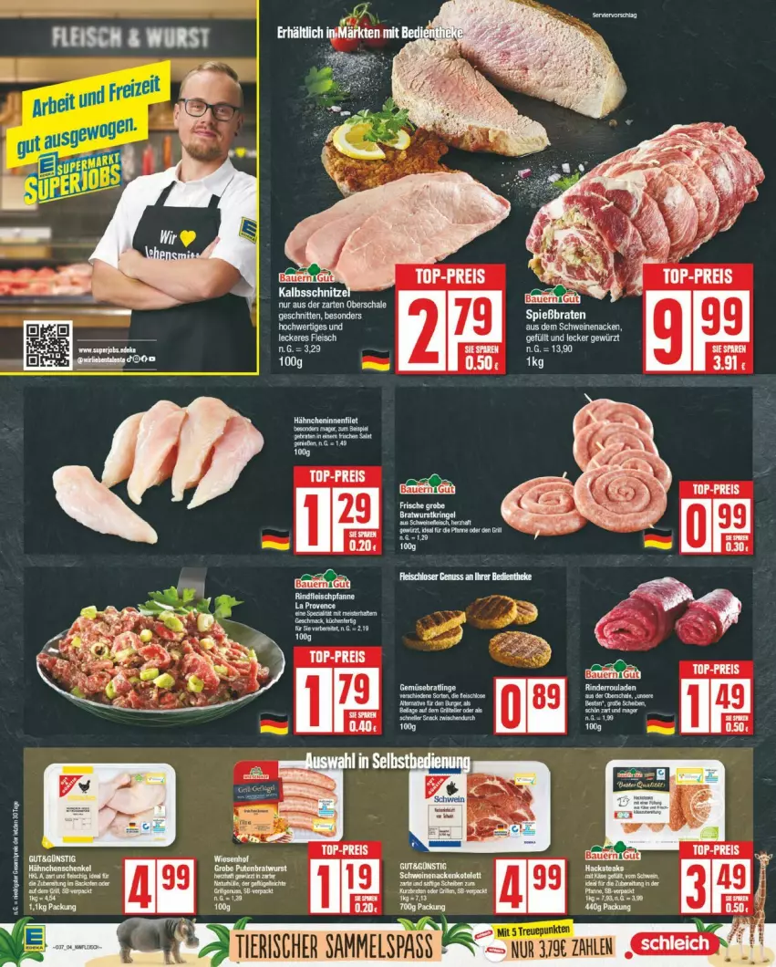 Aktueller Prospekt Edeka - Prospekte - von 09.09 bis 14.09.2024 - strona 4 - produkty: auer, Bau, Bauer, eis, filet, reis, schnitten, top-preis