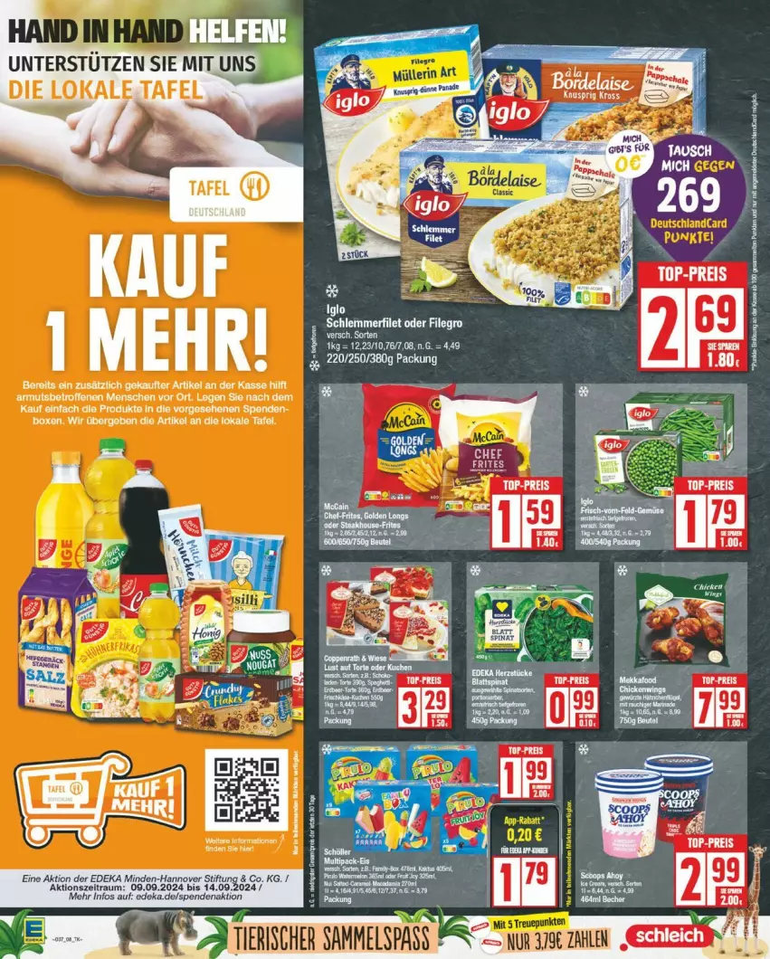 Aktueller Prospekt Edeka - Prospekte - von 09.09 bis 14.09.2024 - strona 8 - produkty: deka, eier, erde, Ti