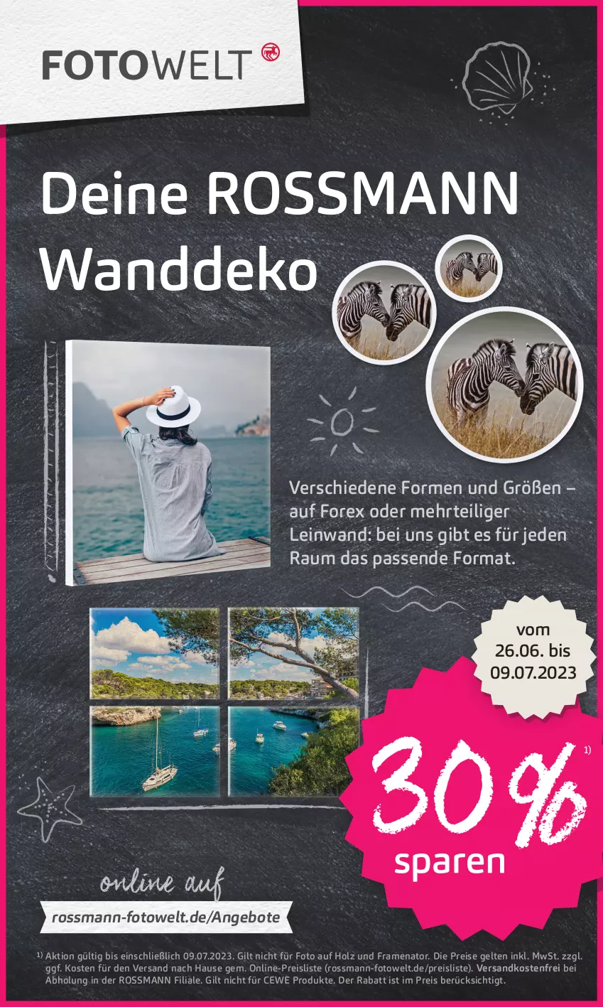 Aktueller Prospekt Rossmann - Prospekte - von 03.07 bis 07.07.2023 - strona 20 - produkty: angebot, angebote, cewe, eis, Holz, ndk, reis, Ti, versandkostenfrei, Wanddeko