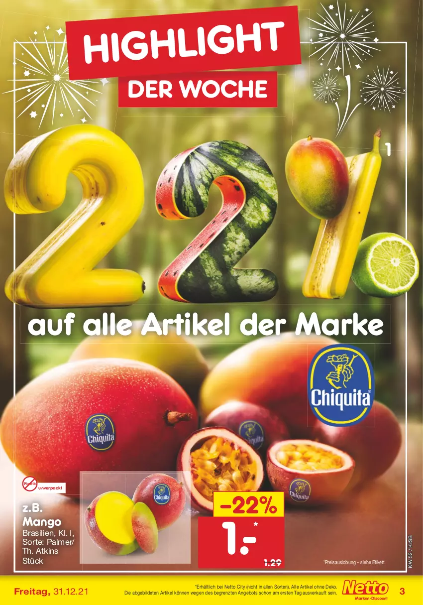 Aktueller Prospekt Netto Marken-Discount - Filial Angebote - von 27.12 bis 31.12.2021 - strona 3 - produkty: angebot, asti, eis, mango, reis, Ti, ZTE