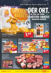 Gazetka promocyjna Netto Marken-Discount - Filial Angebote - Gazetka - ważna od 31.12 do 31.12.2021 - strona 25 - produkty: angebot, auer, chicken nuggets, curry, dip, eis, flammkuchen, fleisch, geback, Hähnchenfleisch, kuchen, lamm, leine, nuggets, piccolinis, pizza, reis, rind, schwein, schweine, snack, snacks, Ti, wagner, wein, weine, ZTE