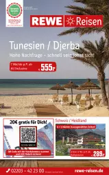 Gazetka promocyjna Rewe Reisen - Reiseprospekt - Gazetka - ważna od 28.04 do 28.04.2023 - strona 1 - produkty: bestpreis, eier, eis, Handy, kamera, pril, reis, Ti, uhr