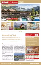 Gazetka promocyjna Rewe Reisen - Reiseprospekt - Gazetka - ważna od 28.04 do 28.04.2023 - strona 28 - produkty: axe, Bad, bett, buch, dusche, eier, eis, elle, Garten, inklusivleistungen, innenpool, Liege, natur, Ofen, pool, reis, rum, rwe, salat, SANTE, Ti, uhr, usb, wein, wellnessbereich