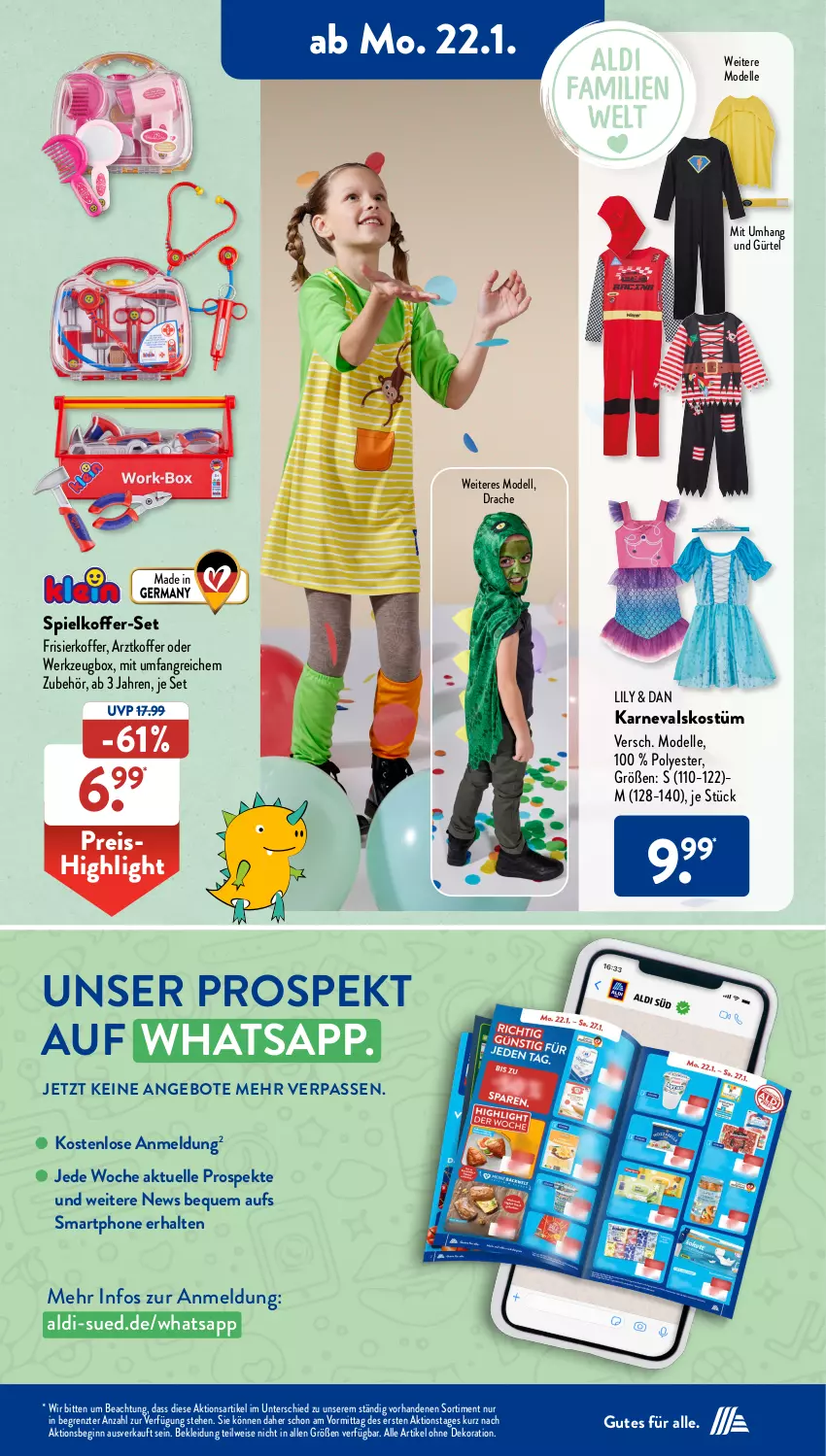 Aktueller Prospekt AldiSud - NÄCHSTE WOCHE - von 22.01 bis 27.01.2024 - strona 15 - produkty: aldi, alle artikel ohne dekoration, angebot, angebote, dekoration, dell, eis, elle, gin, kleid, Kleidung, koffer, Mode, reis, smartphone, Ti, werkzeug, Werkzeugbox, ZTE