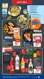 Gazetka promocyjna AldiSud - NÄCHSTE WOCHE - Gazetka - ważna od 27.01 do 27.01.2024 - strona 30 - produkty: aldi, alle artikel ohne dekoration, asbach uralt, braten, brustfilet, caipirinha, cocktail, decke, dekoration, eis, elle, filet, flasche, fleisch, gin, hähnchen-brustfilet, krustenbraten, reis, rezept, rezepte, schwein, spirituosen, teller, Ti, underberg, wein, ZTE